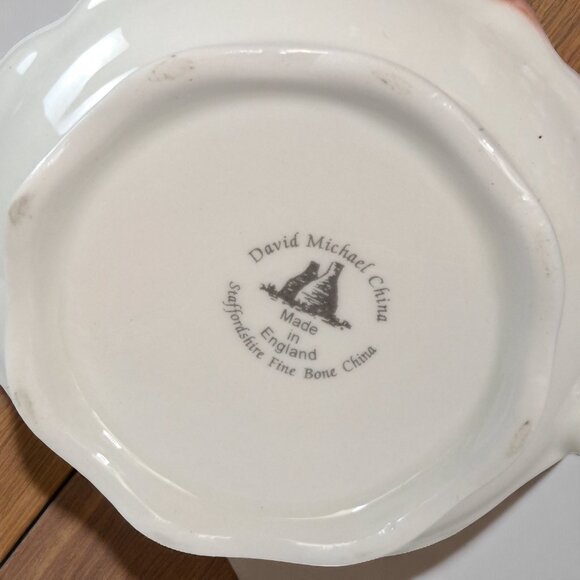 David Michael Staffordshire England Fine Bone China Rooster/hen Coffee Mug Cup - Picture 5 of 7